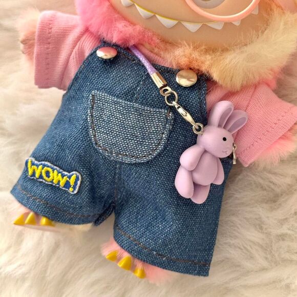 Labubu Jumpsuit Outfits with Pink Tshirt (5 in 1) - Picture 4 of 4